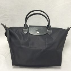 Longchamp Le Pliage Neo Tote Bag size Large Black