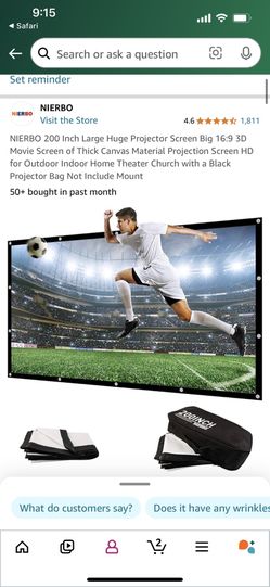 200 Inch Projector Screen