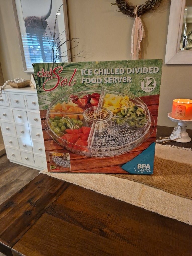 Brand New!! Superbowl Ready, Food Server.