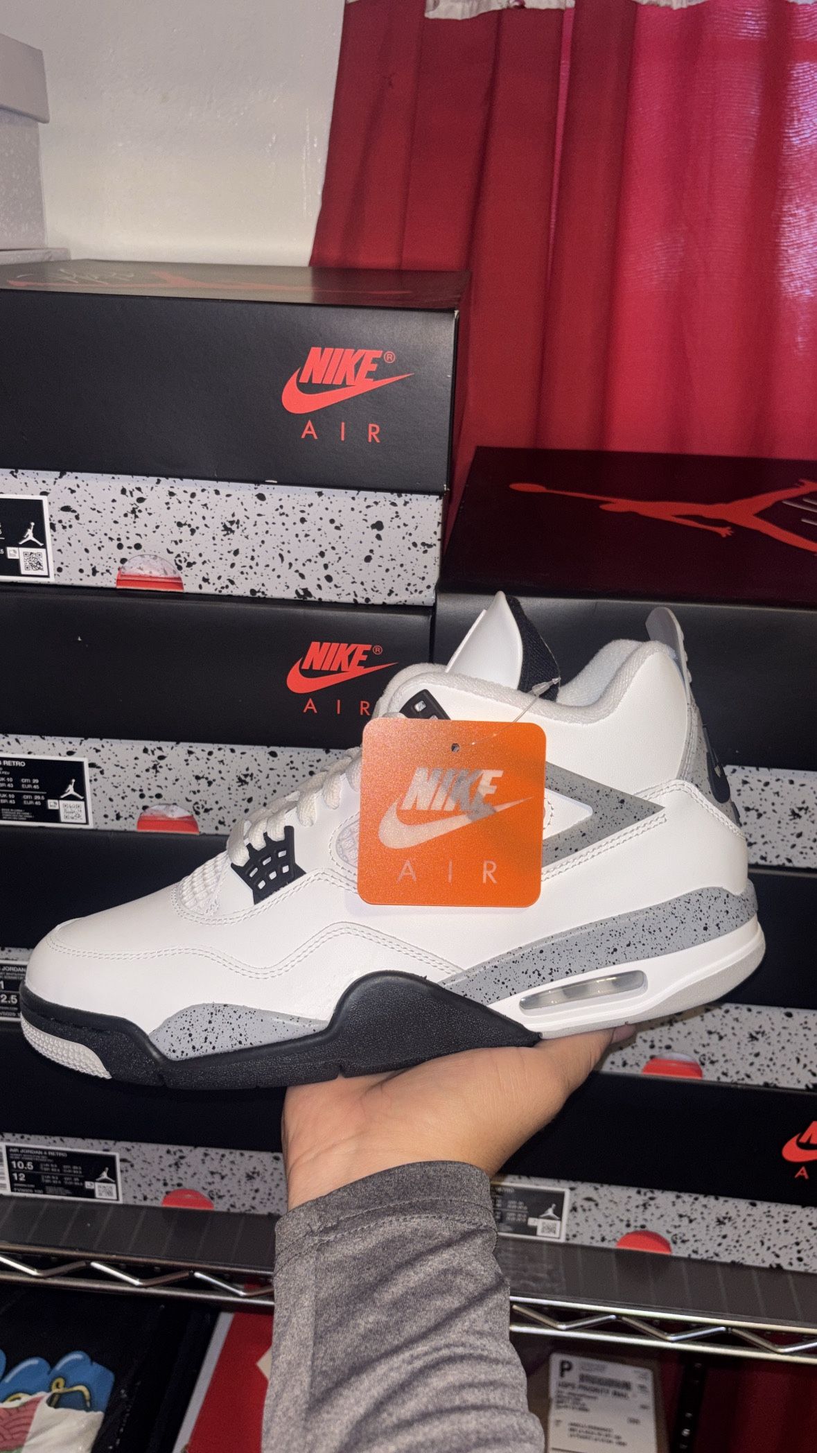 Jordan 4 Retro White Cement
