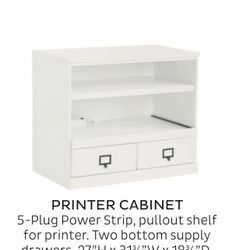 Ballard Design Office Printer Cabinet