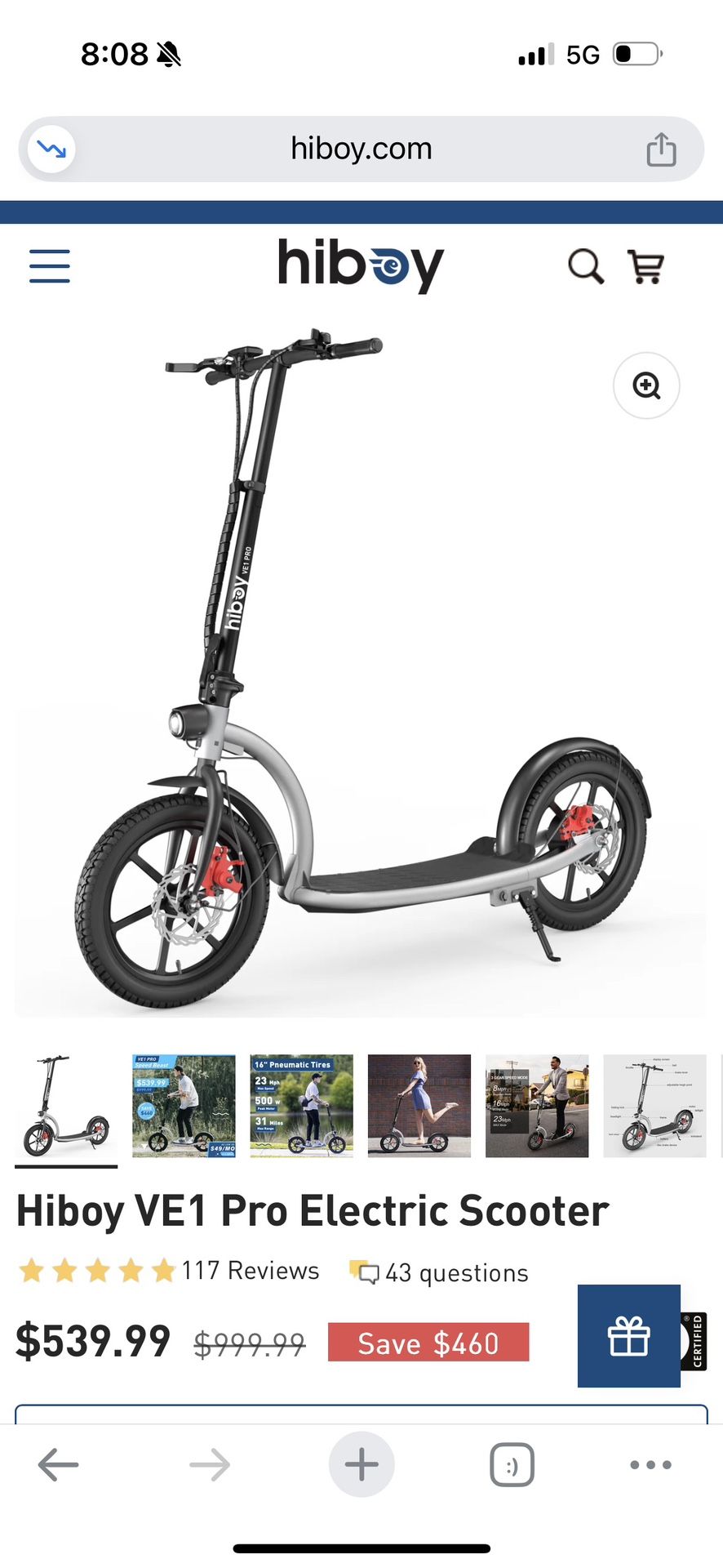 Hiboy Electric Scooter