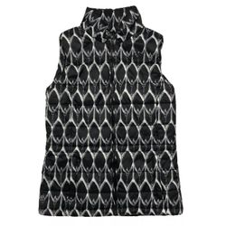 RARE The North Face All Over Print Exclusive Design Down Filler Puffer Vest Size