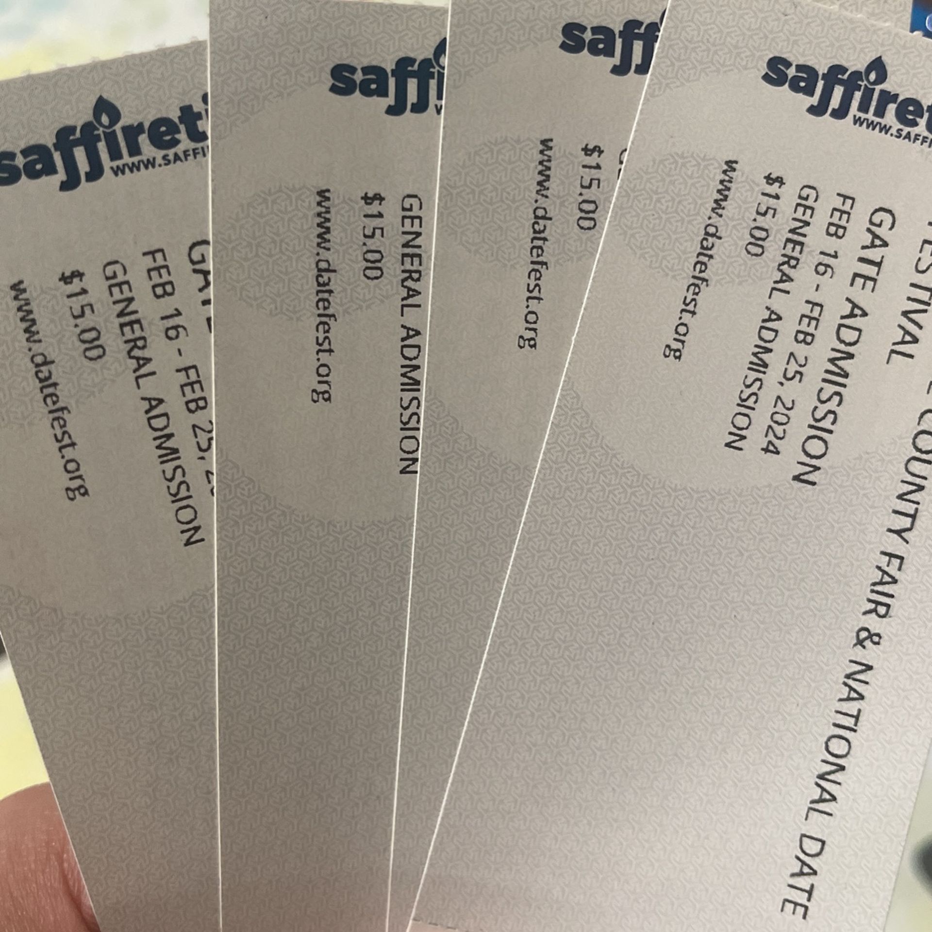 I Have 4 Fair Tickets 8 Each