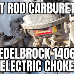 Edelbrock 4 Barrel Electric Choke Carburetor For GM ,Ford Or Chrysler