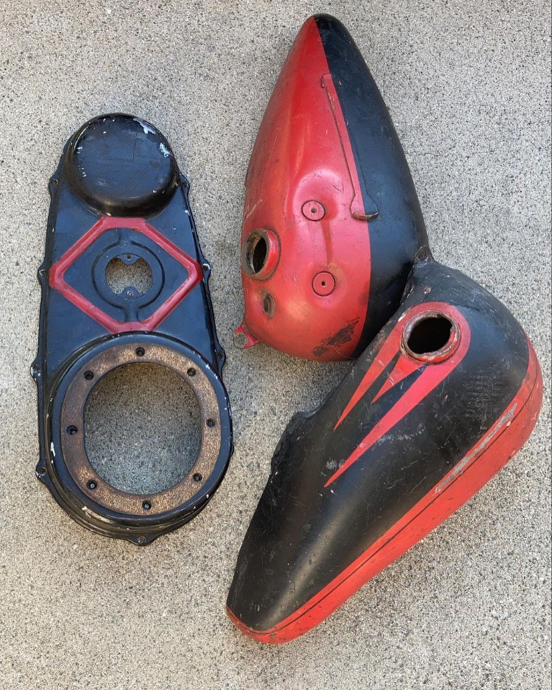 OEM Early Panhead Tin Set.