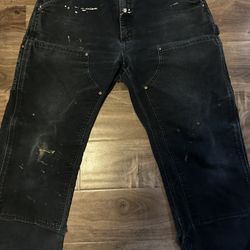 Black Carhartt Double Knees