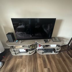 Two TV Stands
