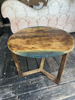 Epoxy/Wood Coffee Table 