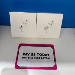 Apple Airpods Pro 2nd Generation Bluetooth Earbuds New - Pay $5 and the rest later