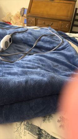 Blue Electric Banker With A To Keep Your Toes Warm As Well