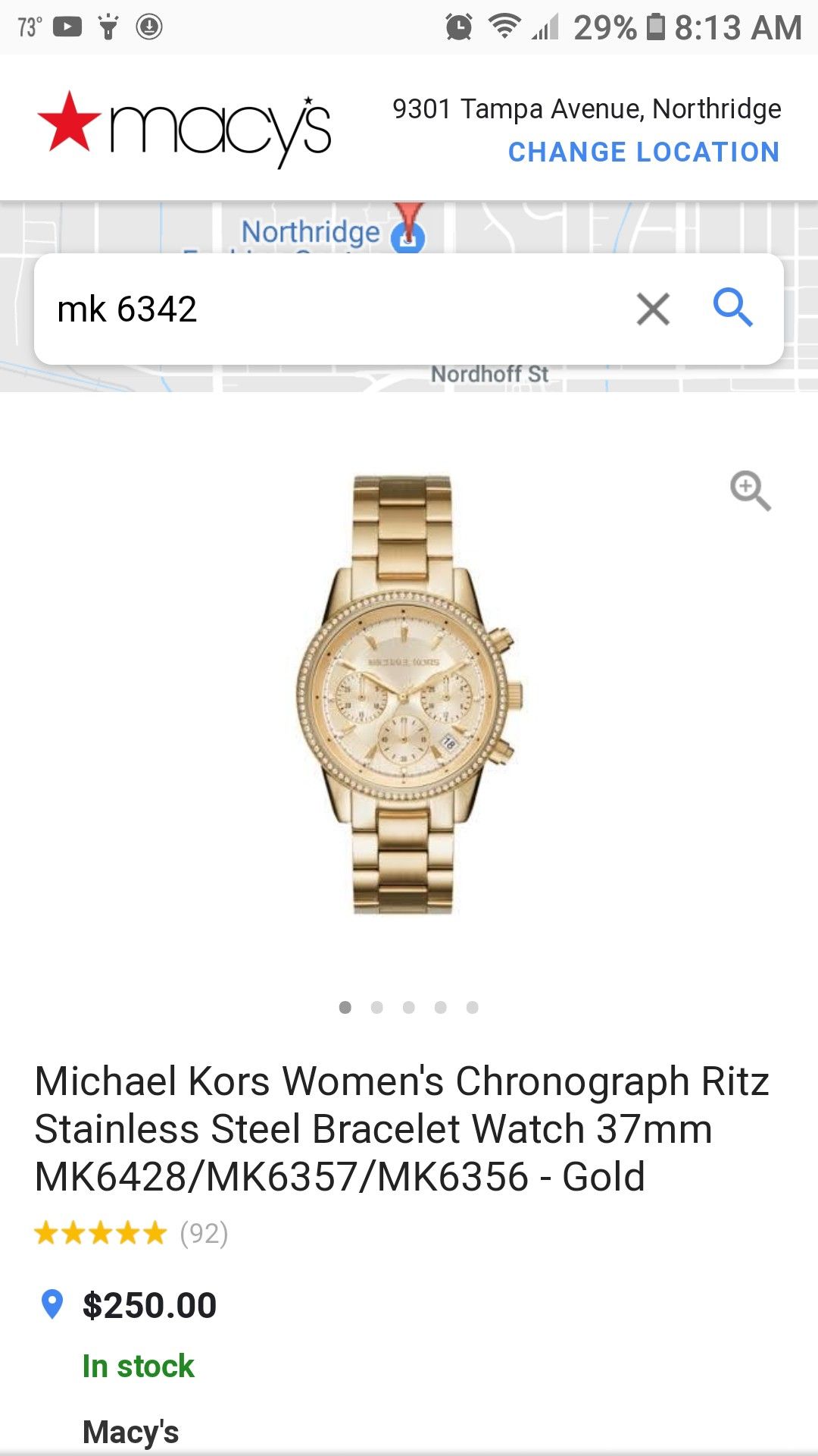 Michael kors mk 6342 sale