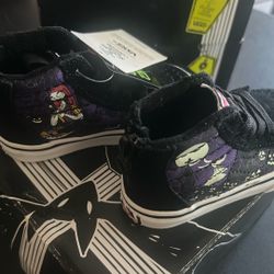 Nightmare Before Christmas Vans Sk8-hi Zip Size 4.5 T