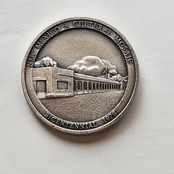 New Mexico Mosaic 1976 Bicentennial  .999 Fine Silver CoinNew Mexico Mosaic 1976 Bicentennial  .999 Fine Silver Medal