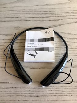 LG Bluetooth headset with Manual and charger