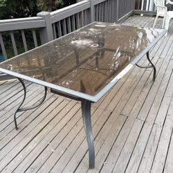 Patio Glass Table