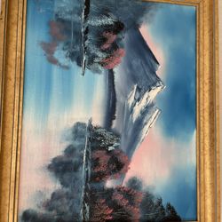 Oil painting On Canvas Signed By E.L