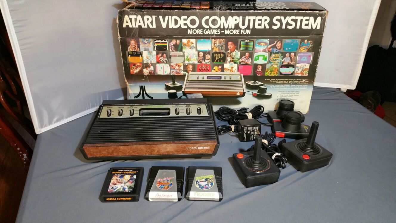 Sears Tele Games Atari 2600 Heavy Sixer Video Arcade Sunnyvale Vintage WORKING LOT!