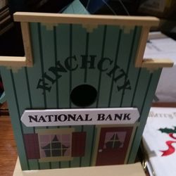 Finch City National Bank Bird House 
