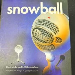 Blue  Snowball Classic Studio Quality USB Microphone 