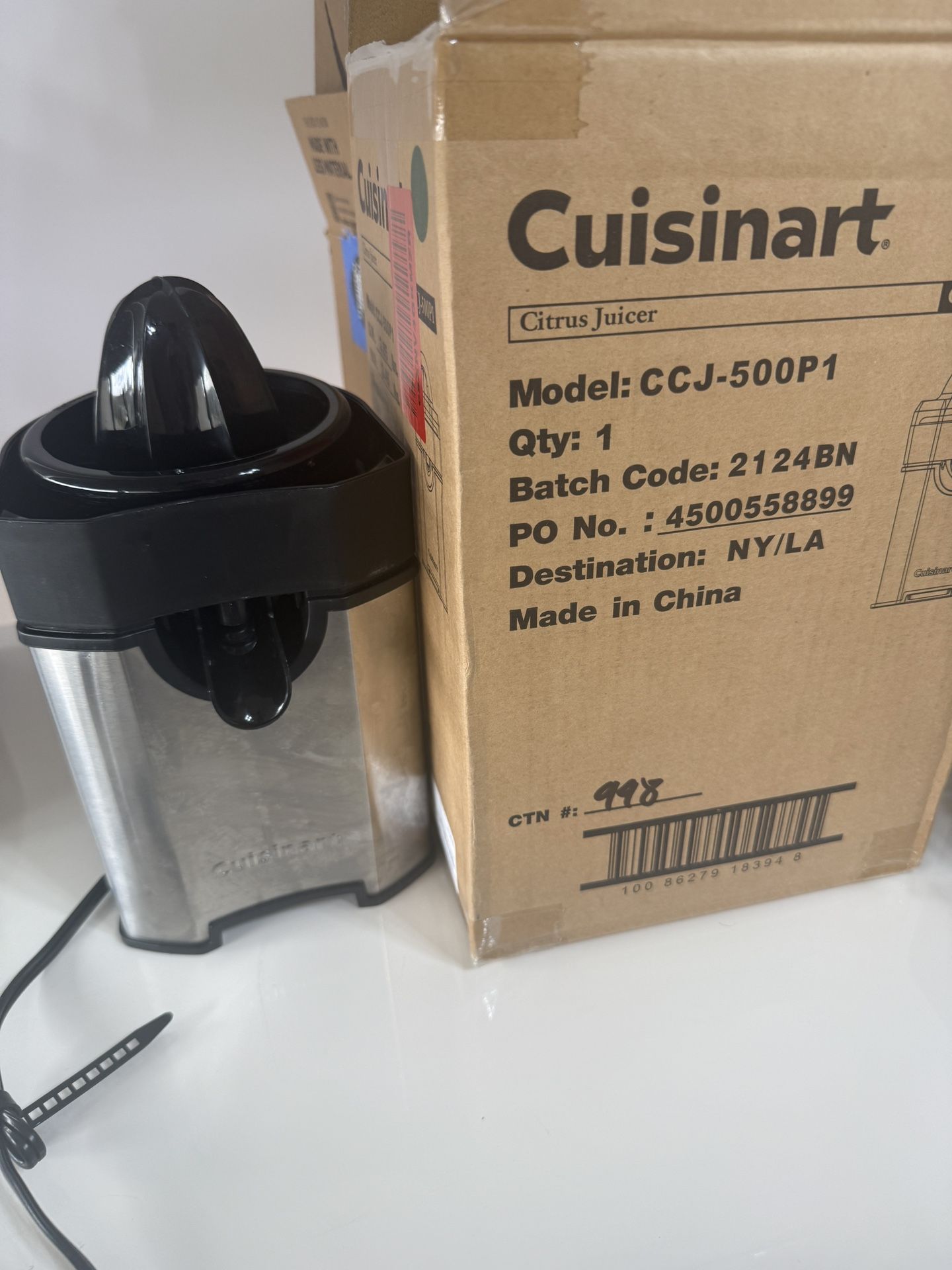 Cuisinart CCJ-500P1 Pulp Control Citrus Juicer