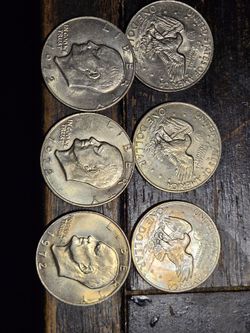 Uncirculated 24 1972 Philadelphia Eisenhower dollars