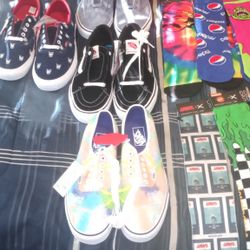 Vans Shoes And Socks $8 For Socks And $30 For Shoes 