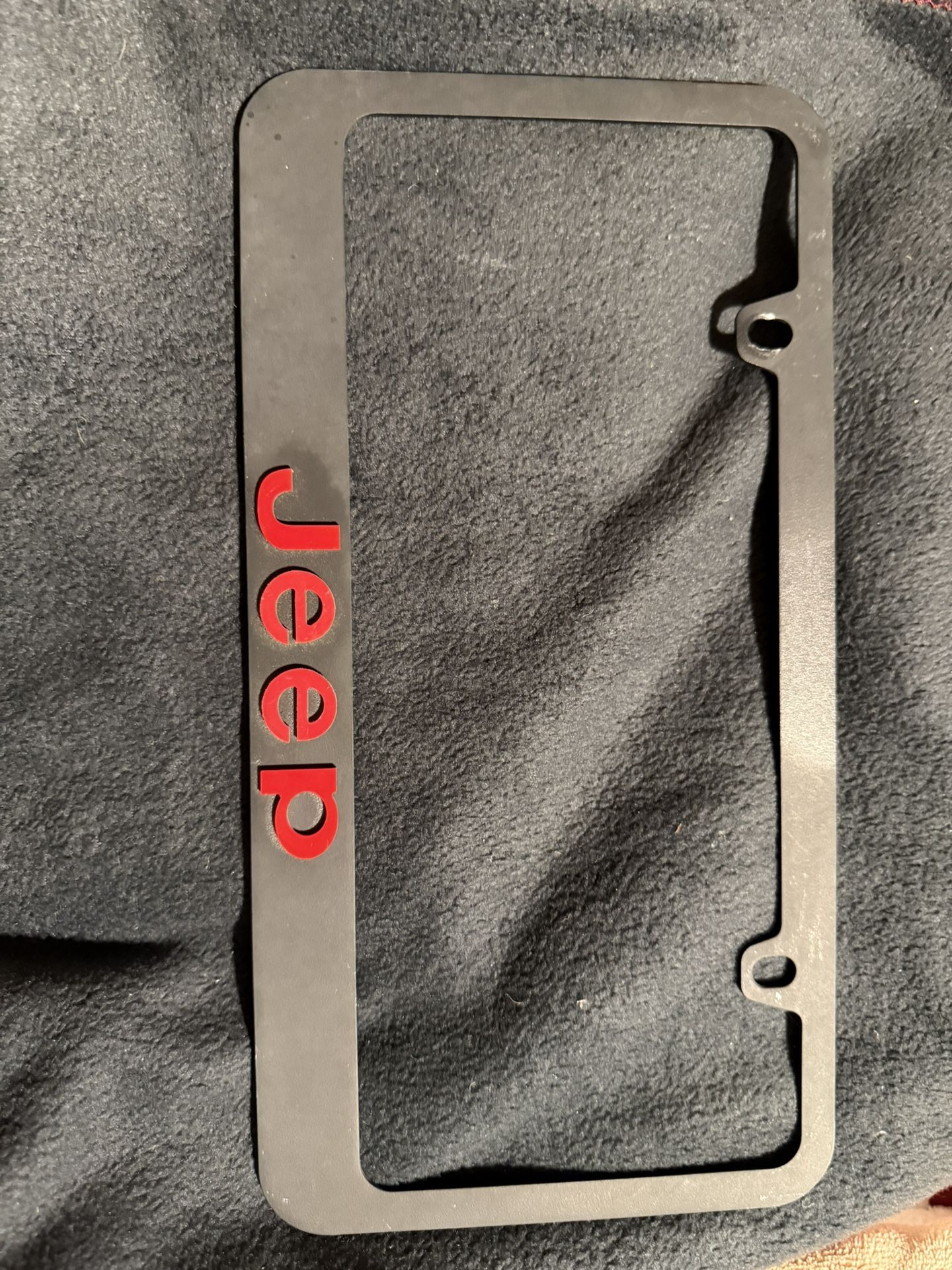 Jeep License Bracket- New