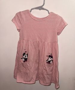 Mickey & Minnie Mouse Girls 4T Dress