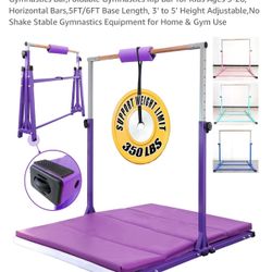 Gymnastics Bar Foldable With Mat 