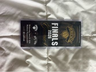 NBA 2026 FINALS MEMORABILIA COLLECTION PIECES