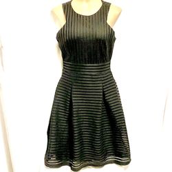 LBD by BooHoo - Fully Lined w/ Pleated Full Skirt Sz 8