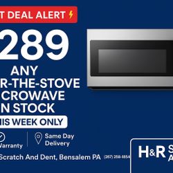 Frigidaire over The stove Microwaves 