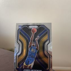2020-21 Panini Prizm James Wiseman Rookie Card Base RC #268