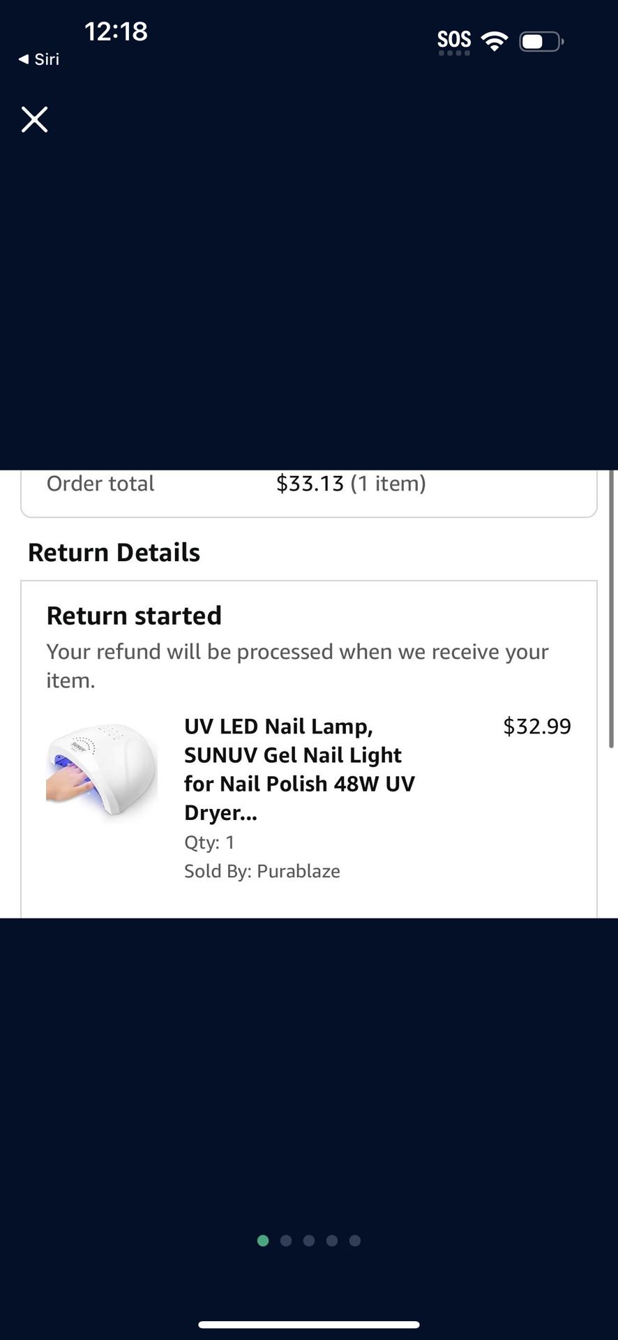 UV LED Nail Lamp, SUNUV Gel Nail Light 