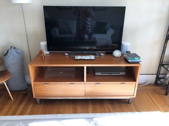 Room & Board media stand with 2 drawers/2 shelves