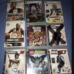 New Video Games- Wii, PS3, Xbox 360 