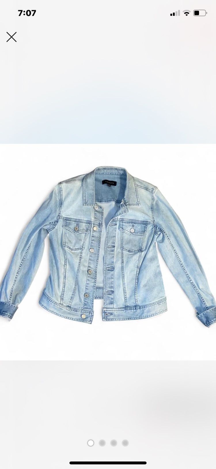 Talbots Jean Jacket