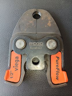 RIDGID compact half inch viega pureflow PEX ProPress jaw $135