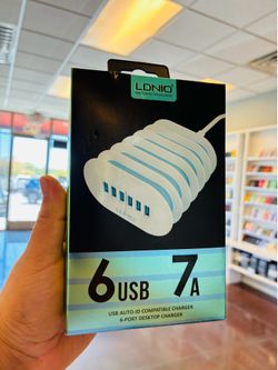 6 port desktop charger