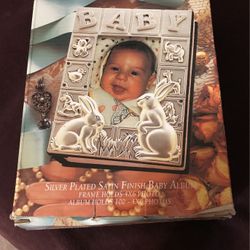 Godinger Silver Plates Satin Do Ish Baby Album 