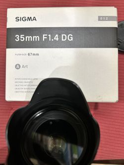 Sigma 35mm F1.4 Art DG HSM For Canon