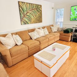 La-Z-Boy Collins Modular Fabric Sectional + Matching Loveseat!