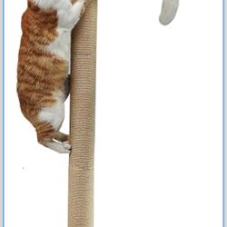  New Cat Window Perch with Tall Scratching Posts, Inside Climbing Tree Hammmock Mounted with Suction Cups for Sleeping,Playing and Watching Birds