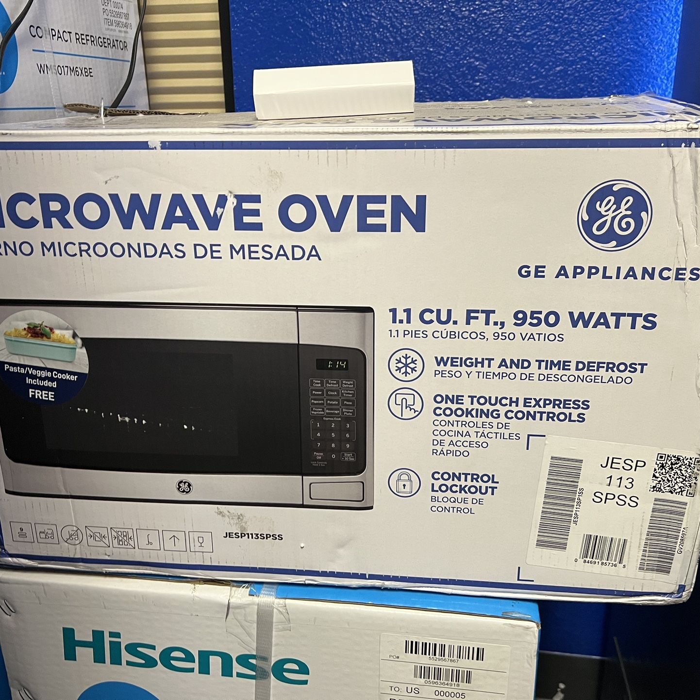 GE MICROWAVE 