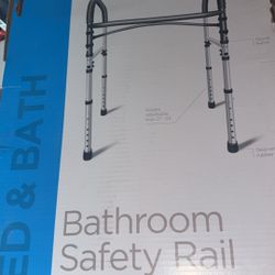 Bathroom/toilet safety rail 