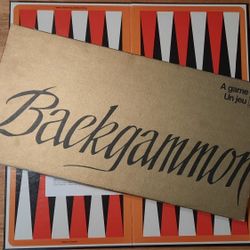Vintage Backgammon Game - 1973 