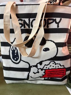Snoopy Canvas Tote Bag