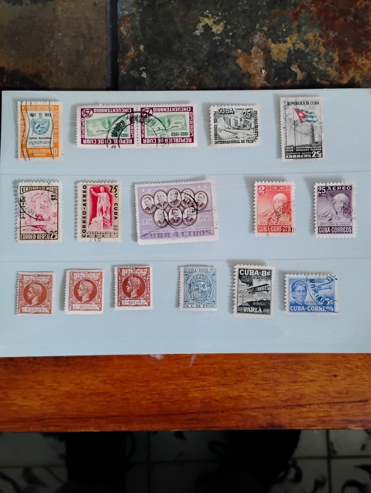 Cuba stamps 25Centavos & rate ones.