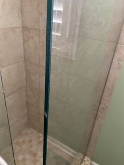 Beautiful Shower Door Very Heavy